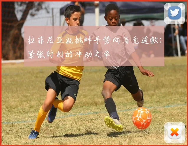 拉菲尼亚就挑衅手势向马竞道歉：紧张时刻的冲动之举